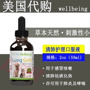 Hoa Kỳ nhập khẩu Chó và mèo khỏe mạnh bảo dưỡng phổi rõ ràng chất lỏng chó cưng viêm phổi hen phế quản ho - Cat / Dog Medical Supplies