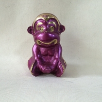 Pakistan Lingli Monkey Roast Lacquer Craft Handicraft Monkey Genera Phase Purple