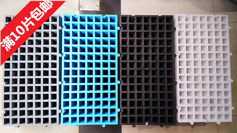 Multi-purpose flower gardening potted multicolor plastic grid liner plate Leachate breathable mesh 10 sheets to fit the country