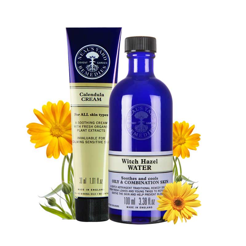 英国NYR金盏花膏/金盏花面霜+金缕梅浸润爽肤水100ml