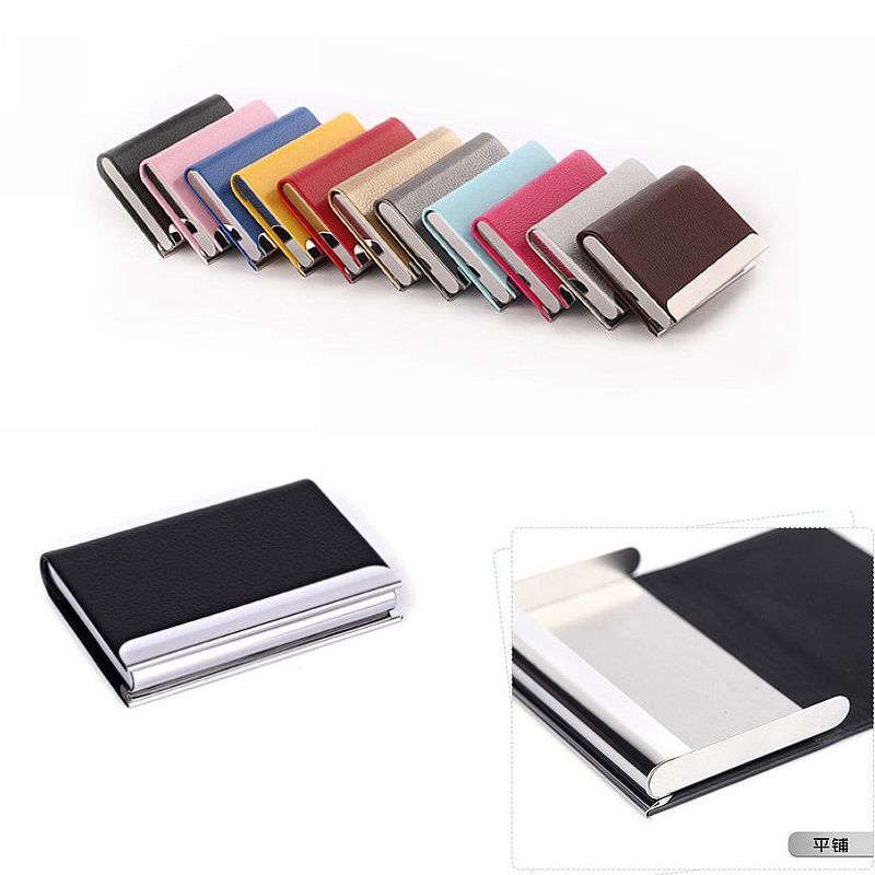  South Korea Men's Business Thickening Big Capacity Name Film Box Fashion Lady Creative Name Film Box Custom LOGO