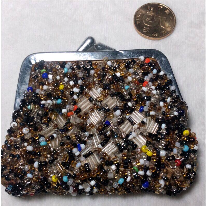 The Republic's Old Wallet Acrylic Crushed Flower Splicing beautiful old wallet full-tasts collection Jiao