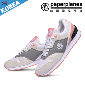 台湾官网直邮进口【PAPERPLANES韩国品牌】正韩制暖色男女休闲鞋3