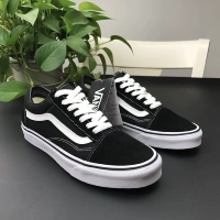 Quầy giao dịch Vans Old Skool Giày đen cổ điển thấp cổ điển Giày thông thường VN-0D3HY28 giày thể thao cho bé gái