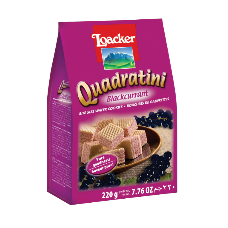 【天猫超市】奥地利进口Loacker莱家威化黑加仑味220g