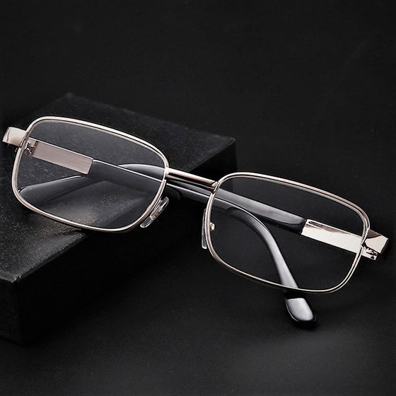 Reading glasses men's large frame 100 degrees 200 degrees high-definition crystal glass comfortable elderly presbyopia glasses reading glasses