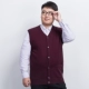 Áo vest dệt kim cỡ lớn cho nam trung niên không tay vest vest cộng với phân bón để tăng tuổi trung niên