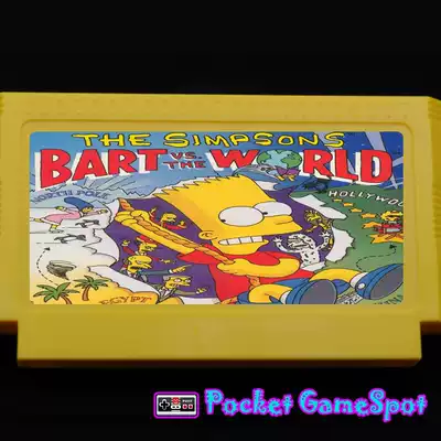 New integrated block non-bean Card 8-bit FC TV game card Simpsons Bart and the world