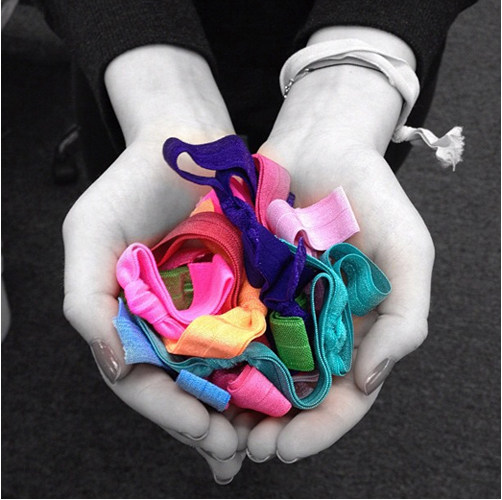 Sugar Fruit Color Hair Accessories Rubber Fascia Day Korea Durable Rubber Band Hair Rope Leather Sleeve Adult Head Accessories Leather Ring Zakheaded Rope