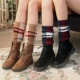 Mùa thu và mùa đông Nhật Bản và Hàn Quốc vớ cashmere của phụ nữ vớ trên đầu gối vớ cao vớ vớ vớ đầu gối ấm thỏ thỏ