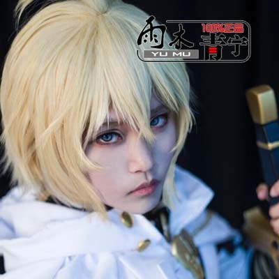 taobao agent [Yumi] The end of the Serak of Cosplay COSPLAY Wig Turn Top Short Hair