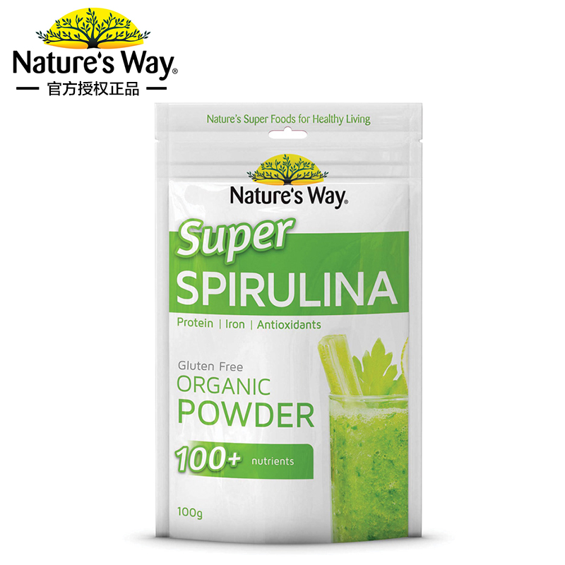 【授权正品】Nature's Way/绿之华健康食品螺旋藻粉 100G