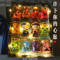 Stars bottle creative gift box origami glass jar wishing bottle diy handmade 520 Tanabata gift