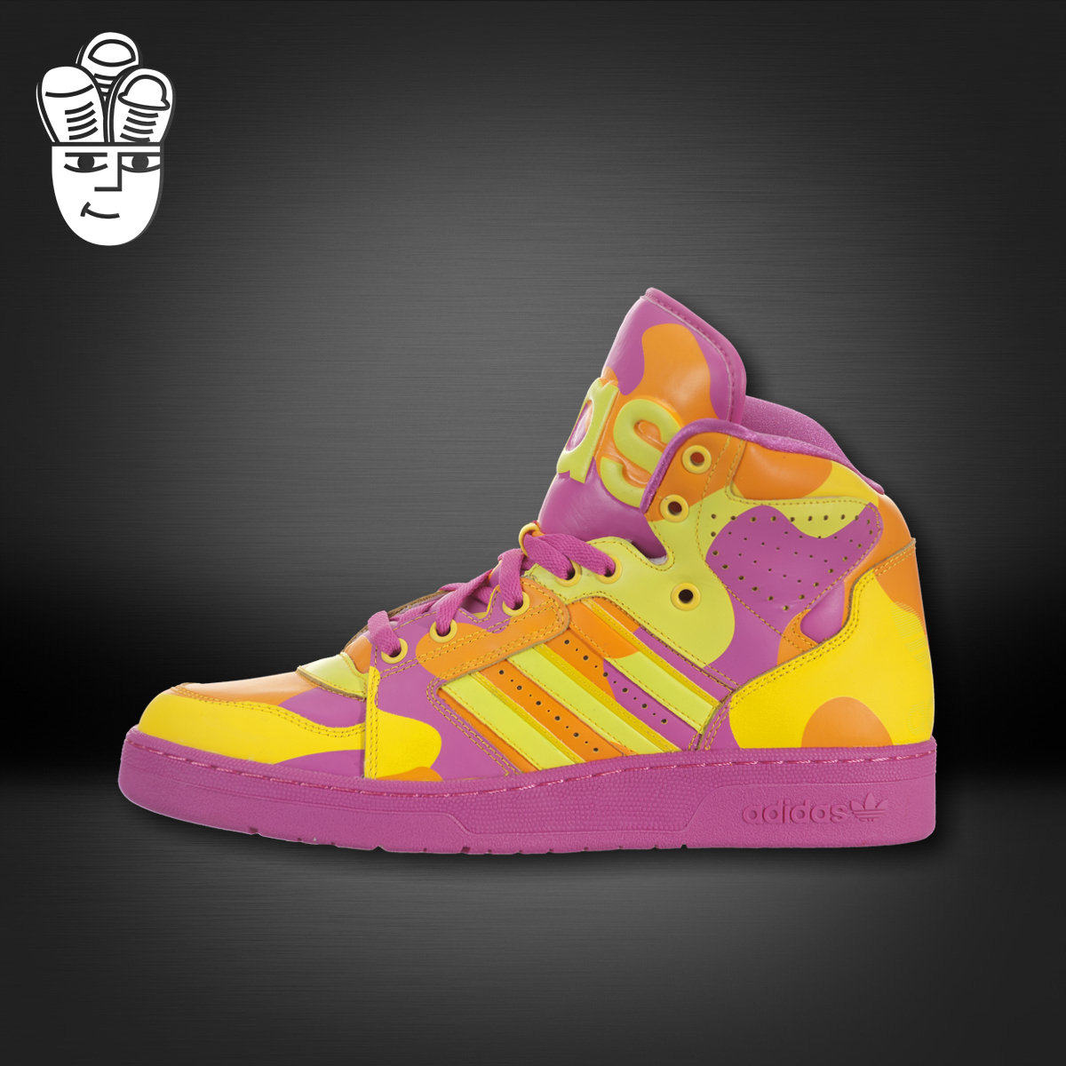Adidas Jeremy Scott Instinct  设计师限量款 大舌头板鞋g95754