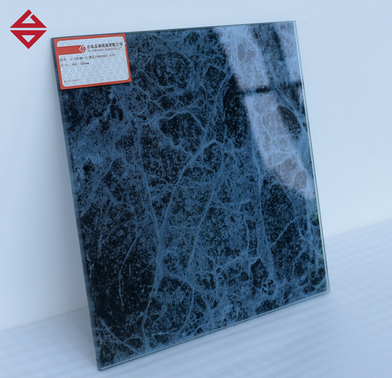 Taiwan glass 6mm marble F900601-3 colored glaze glass