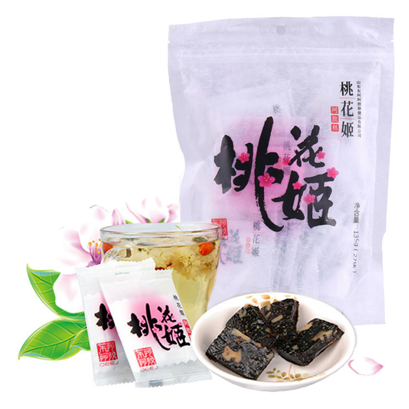 东阿阿胶 桃花姬阿胶糕135g 即食阿胶固元膏
