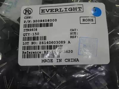 In-line ITR9606 slot photoelectric switch optocoupler original Taiwan Everlight DIP-4
