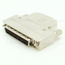 Yunteng MD50M-AS SCSI connector iron shell HPDB50 core soldering wire male cable plug
