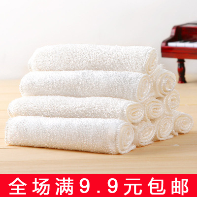 Kitchen bamboo fiber dish towel thickened non-stick oil absorbent thickened non-shedding dishcloth cleaning cloth towel rag