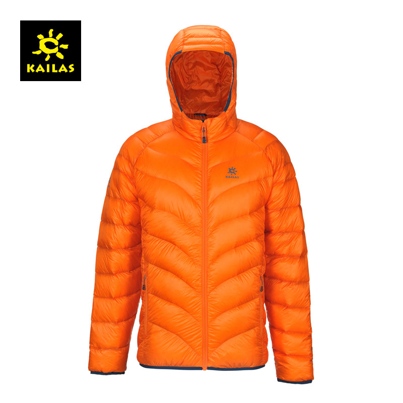 KAILAS/凯乐石 户外男款连帽羽绒服外套防风保暖 KG310001