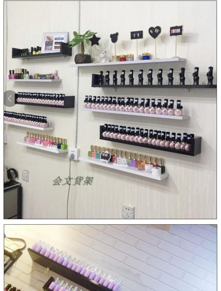 Nail trang trí tường trưng bày kệ đứng treo tường cao su vách ngăn kệ miễn phí đấm tường giá - Kệ / Tủ trưng bày