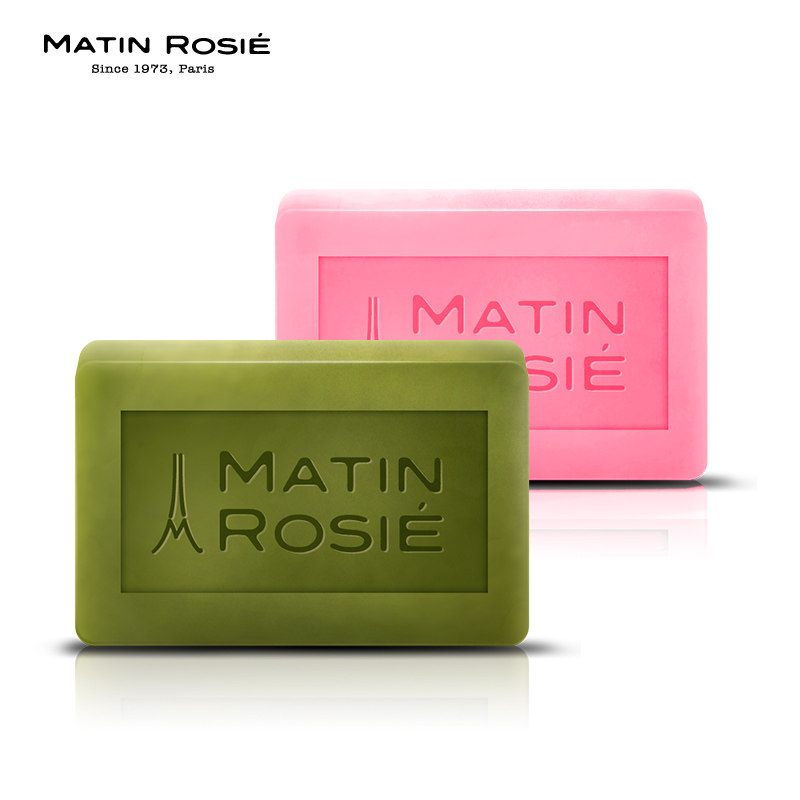 玛汀露丝法国进口手工香皂2块组合套装 玫瑰皂绿茶精油香皂洁面皂
