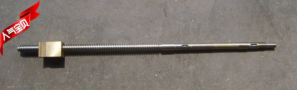 Lathe accessories Taiyuan one machine CT6150A CT6250A medium screw copper nut assembly length 745 T22*5