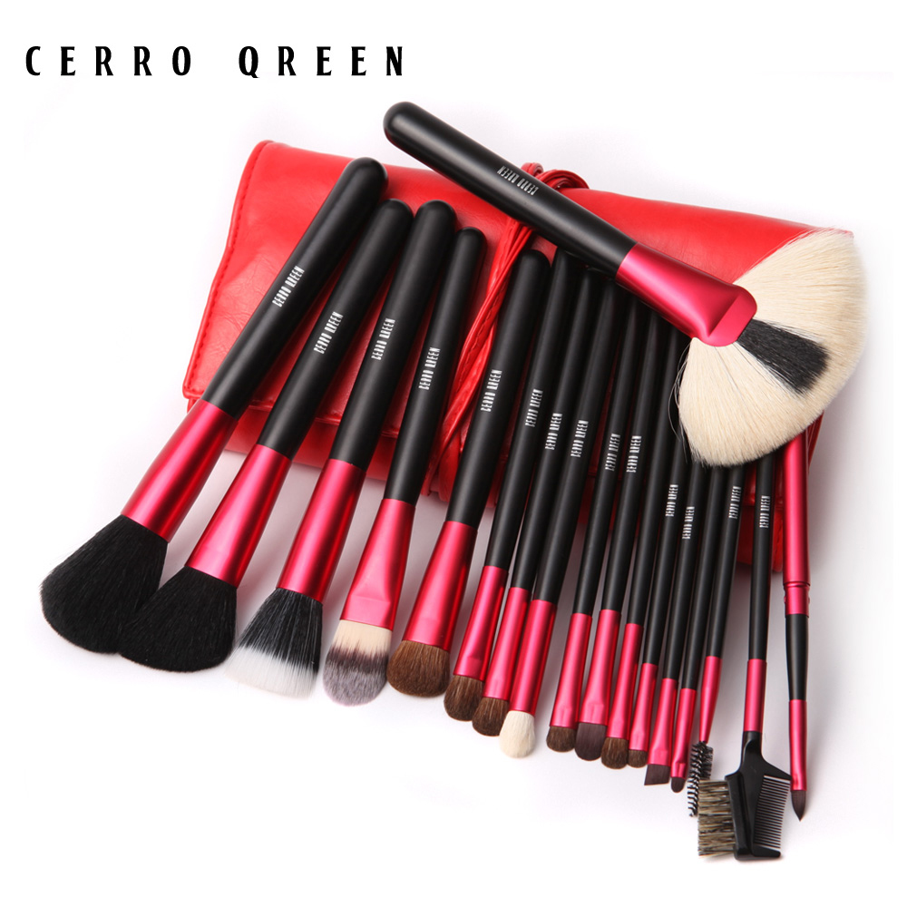 cerro qreen烈焰18支羊毛化妆刷套装套刷