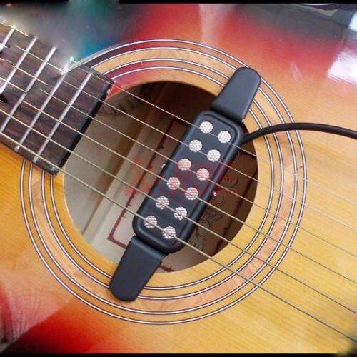  Soundhole-style soundballad Guitar Wood Guitar Pickup Microphone No Need To Be Drilled Free 