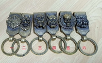 Broken Bronze Gg Out Vintage Retro Key Buckle Waist Hanging Pure Copper Vintage Style Personality Key Hook Customizable