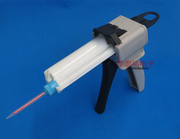 AB glue manual double liquid glue gun double set gun 50ML double liquid glue gun 10: 1 manual glue gun point glue accessory