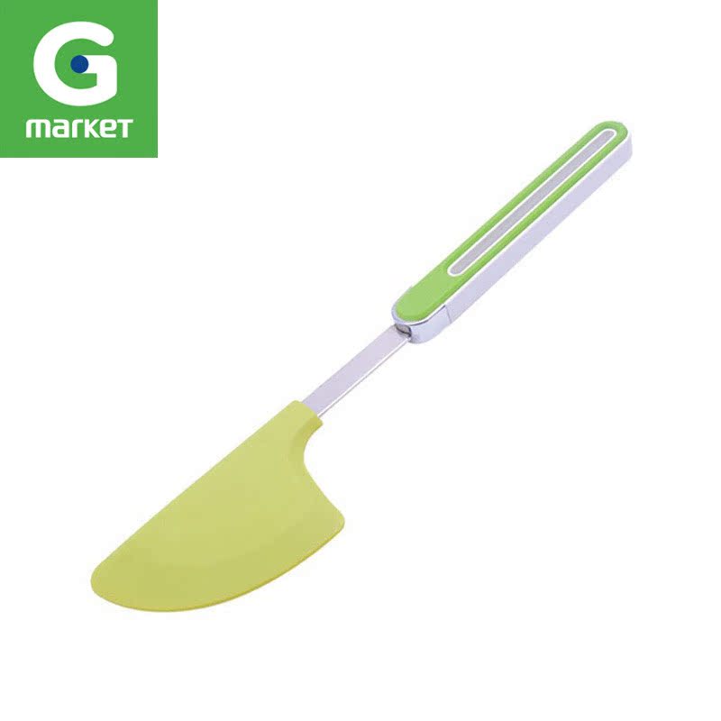 新品 韩国正品 Gmarket生活[Flos]硅胶厨房不粘锅刀铲锅铲 绿色