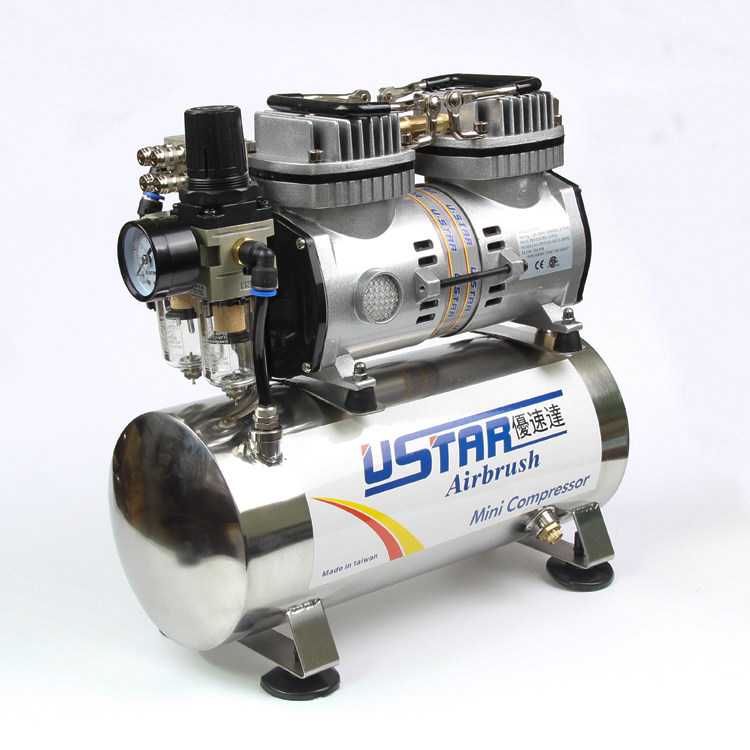 U-TECH U-STAR Tool U-603 with stainless steel receiver double cylinder air pump