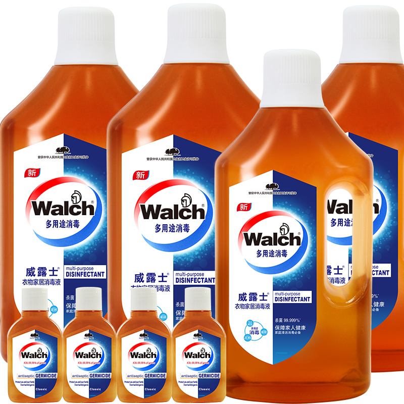 威露士消毒液1.6L*3 +1L +60ml*4