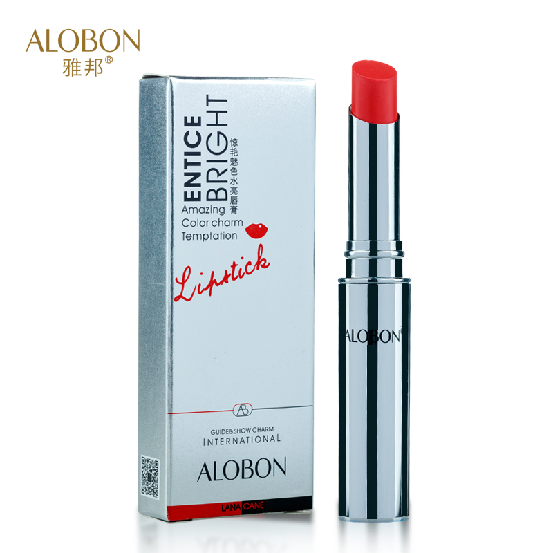 ALOBON/雅邦惊艳魅色水亮唇膏3.8g持久保湿滋润唇膏不掉色口红
