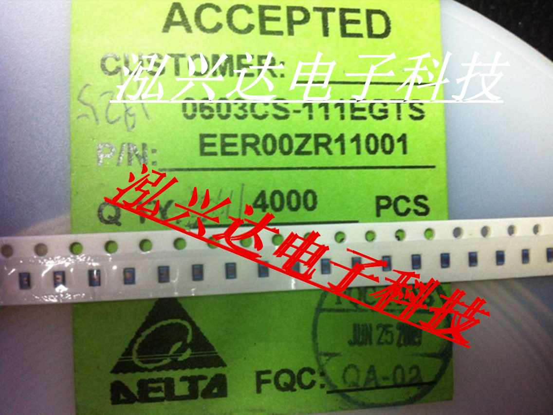 0603CS-111EGTS DELTA SMD HIGH FREQUENCY WINDING INDUCTOR 0603 110NH 1 6*0 8MM