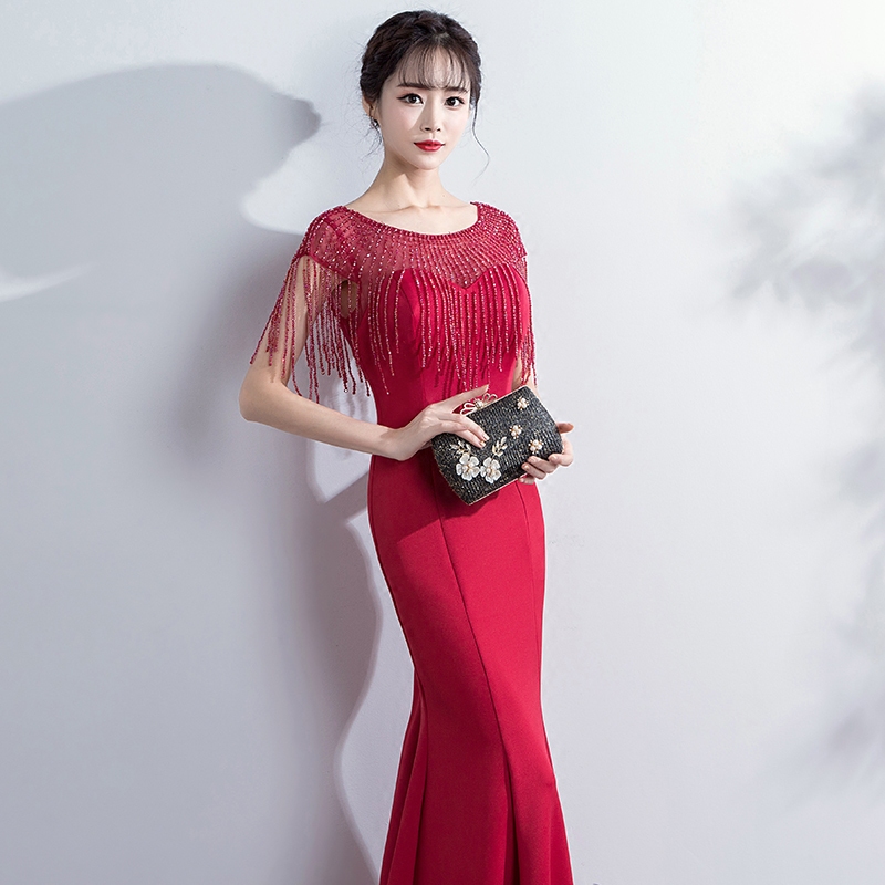 Robe de soirée manche - Ref 3211335 Image 3