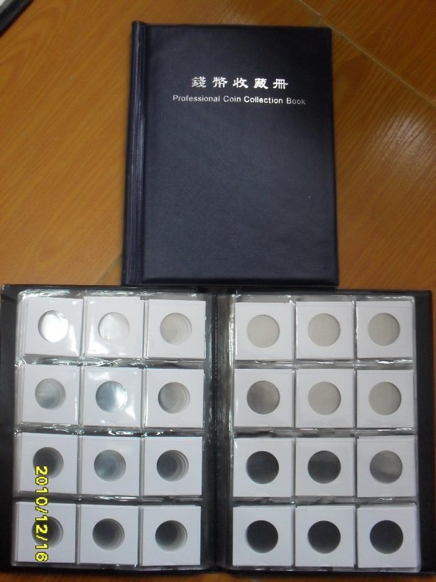PCCB high-grade coin paper clip collection book--120 pieces fixed page