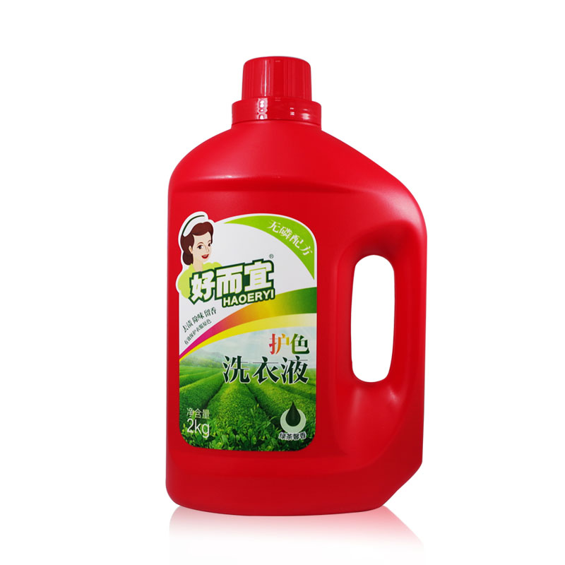 草安堂好而宜护色洗衣液2kg薰衣草/绿茶/洋甘菊三种香型随机发
