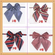  Silk scarf bow tie female head flower