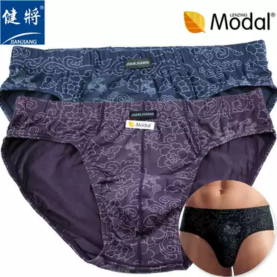2 boxed jianties stretch soft and comfortable breathable printed modal men's briefs