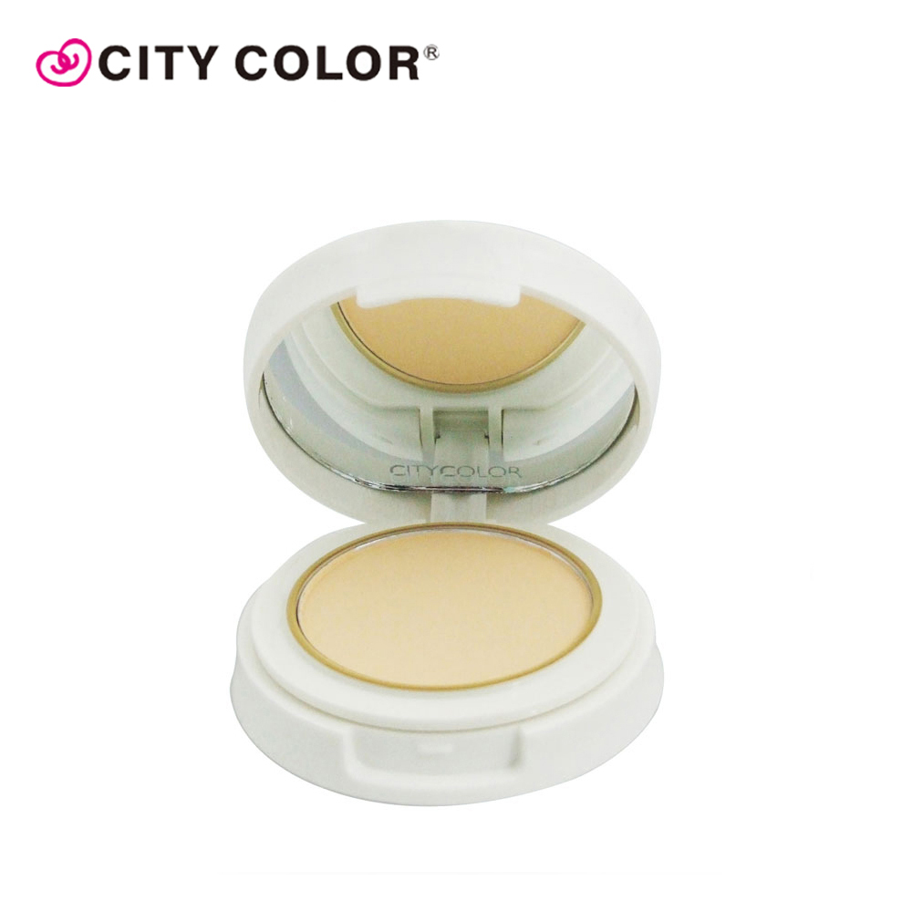 city color绝色美肌蜜粉饼 控油定妆修容遮瑕 美白保湿干粉 正品
