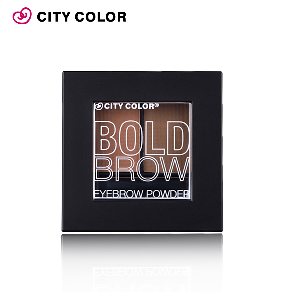 city color/城彩 超模系列 立体双色眉粉 立体持久防水防汗不晕染