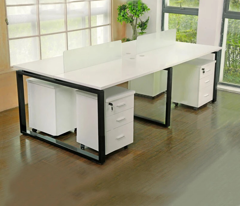 Suzhou simple and modern office furniture 4-person combination screen desk staff desk computer desk card seat