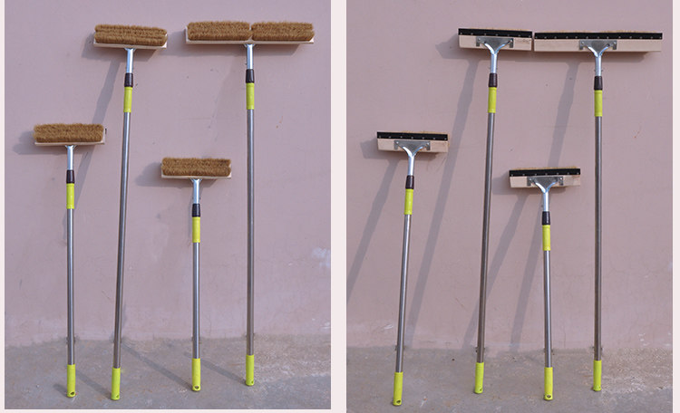 Residence Jiahui 2 1 m Lengthened Stainless Steel Rod Large Head Pig Mane Soft Hair Shave Clean Wash Big Bale Van Brush