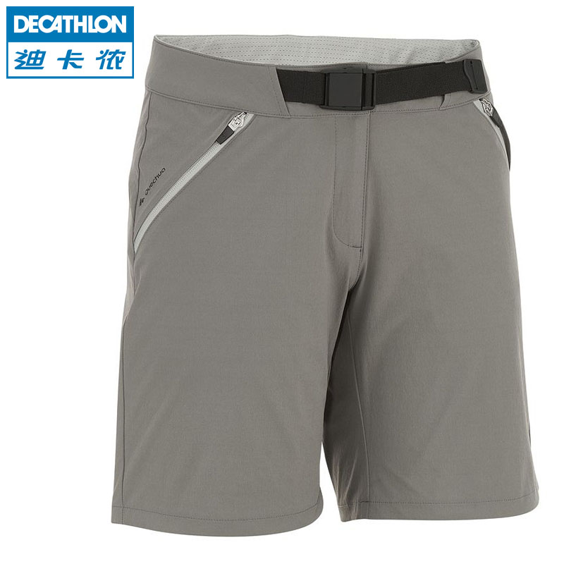 迪卡侬 户外运动短裤 女 透气易干 登山徒步裤 QUECHUA L1