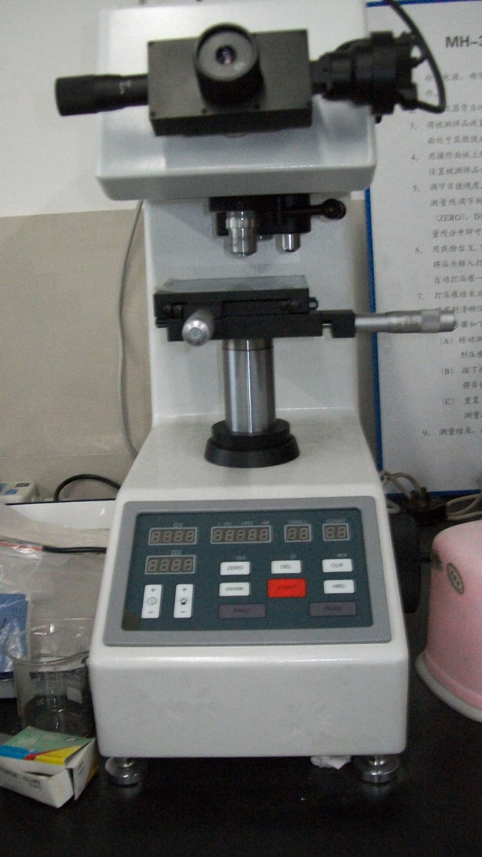 HV-1000 type microscopic hardometer Vickers hardometer flake hardometer matching measurement soft