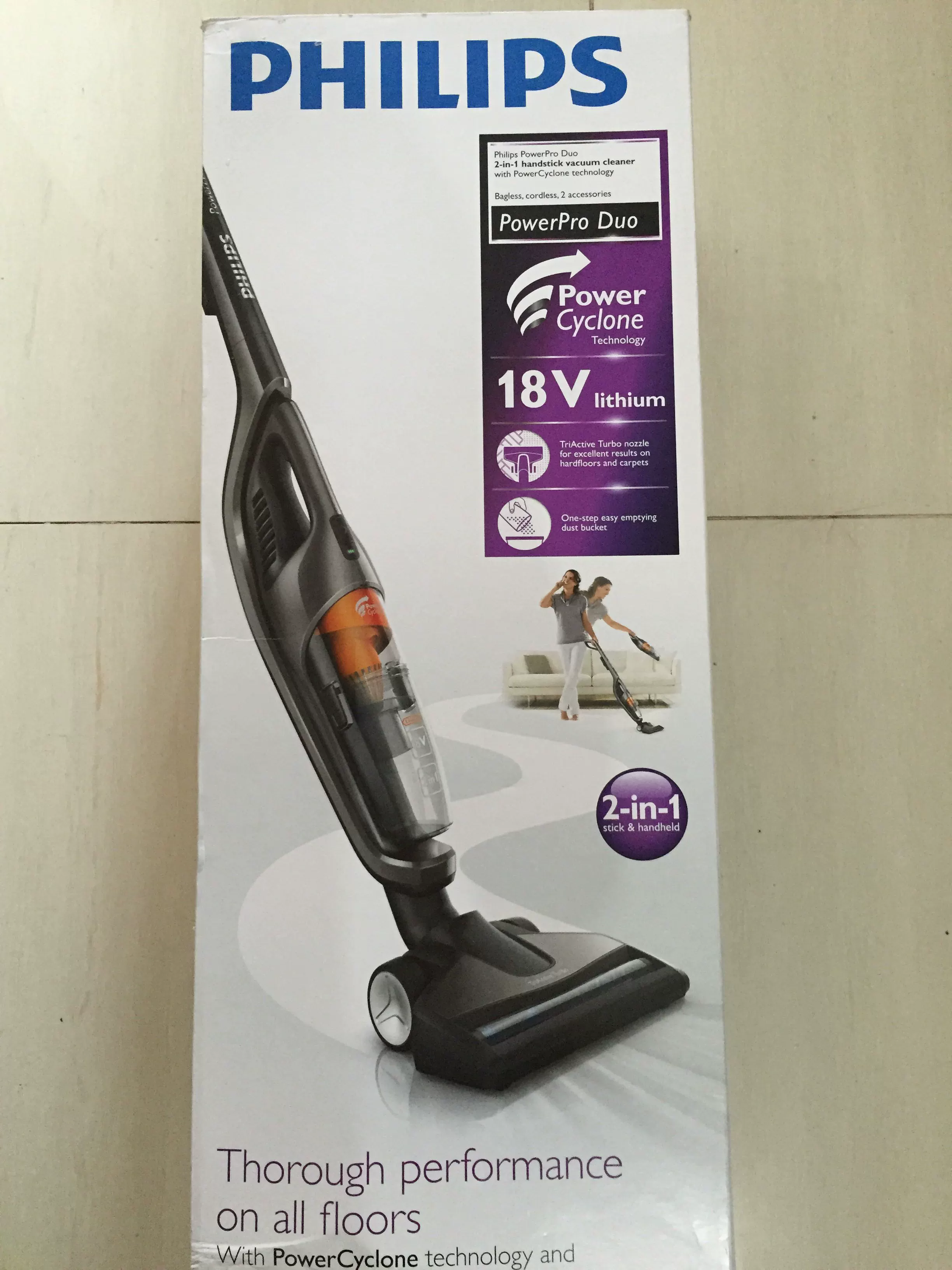 Hồng Kông nhập khẩu hoàn toàn mới chính hãng Philips philips máy hút bụi không dây hai trong một fc6168 - Máy hút bụi