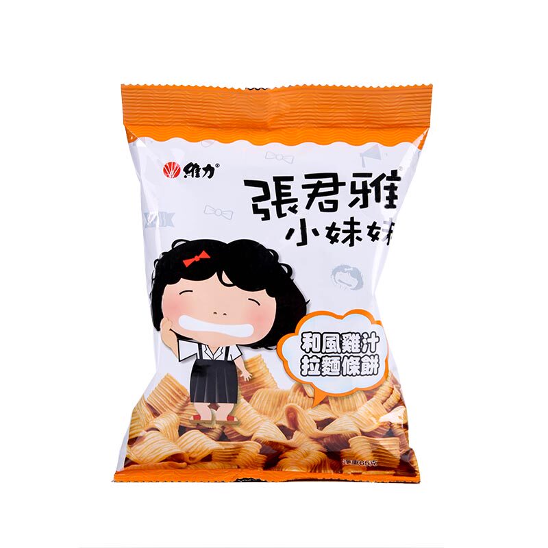 【天猫超市】台湾进口膨化零食 张君雅小妹妹和风鸡汁拉面条饼65g