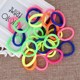 Korean style hair accessories, high elastic hair rope, hair rubber band, hair band, head rope leather case, 50 pieces